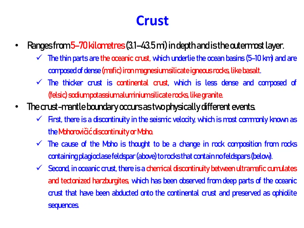 crust