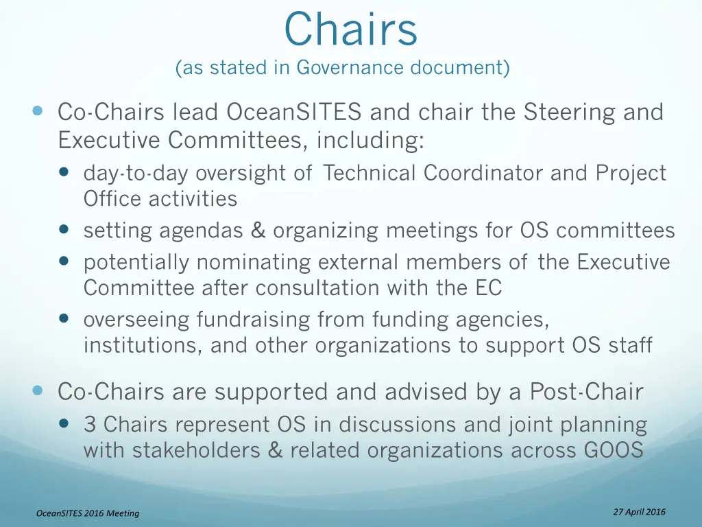 chairs