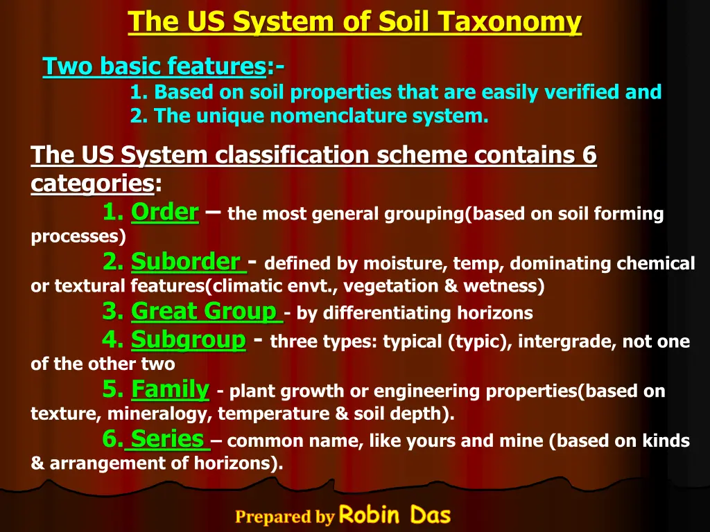 the us system of soil taxonomy