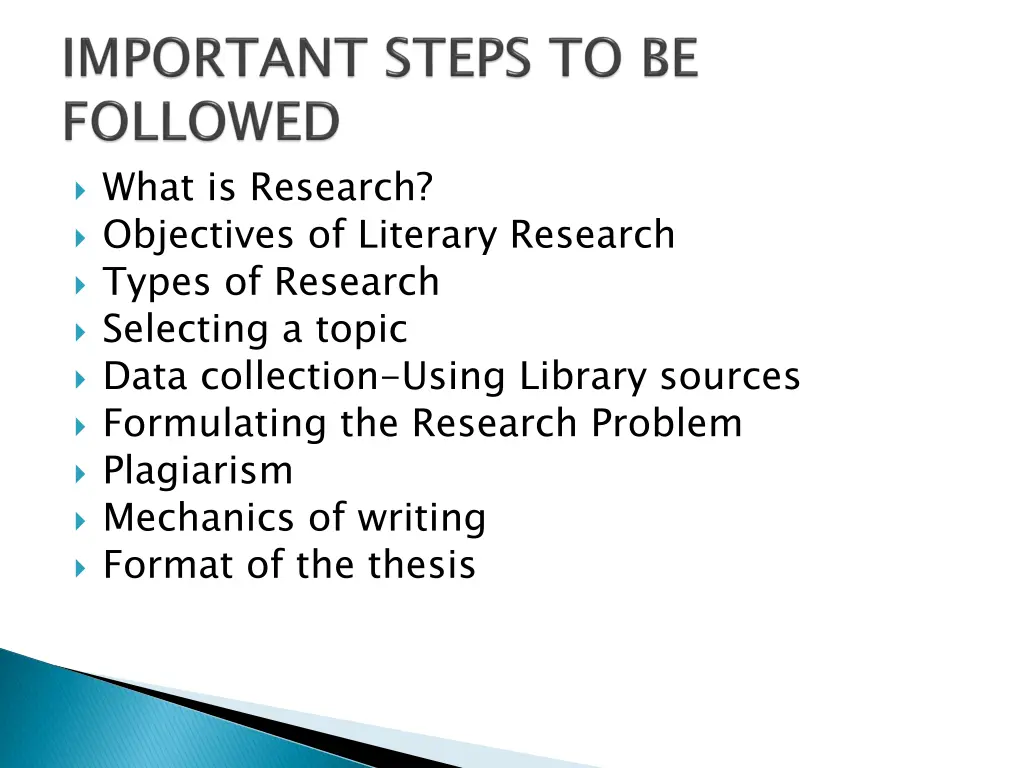 what is research objectives of literary research