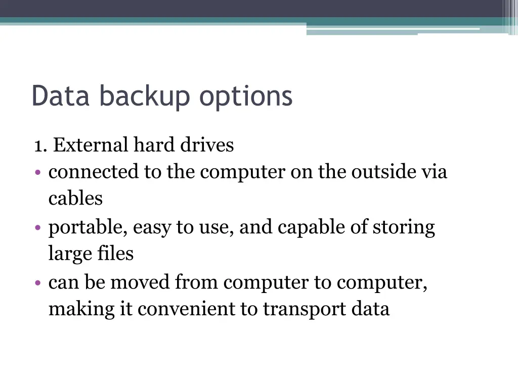data backup options