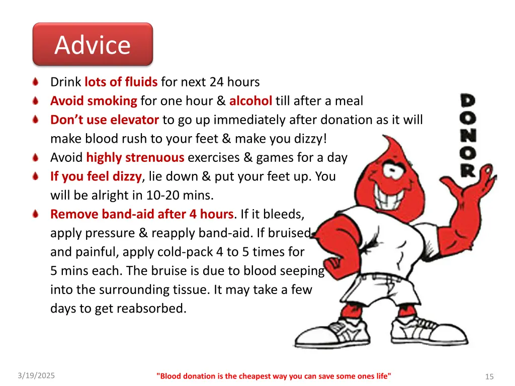 advice