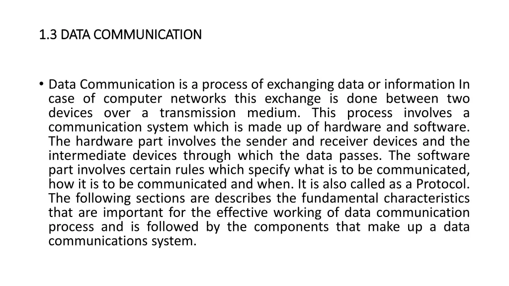 1 3 1 3 data communication data communication