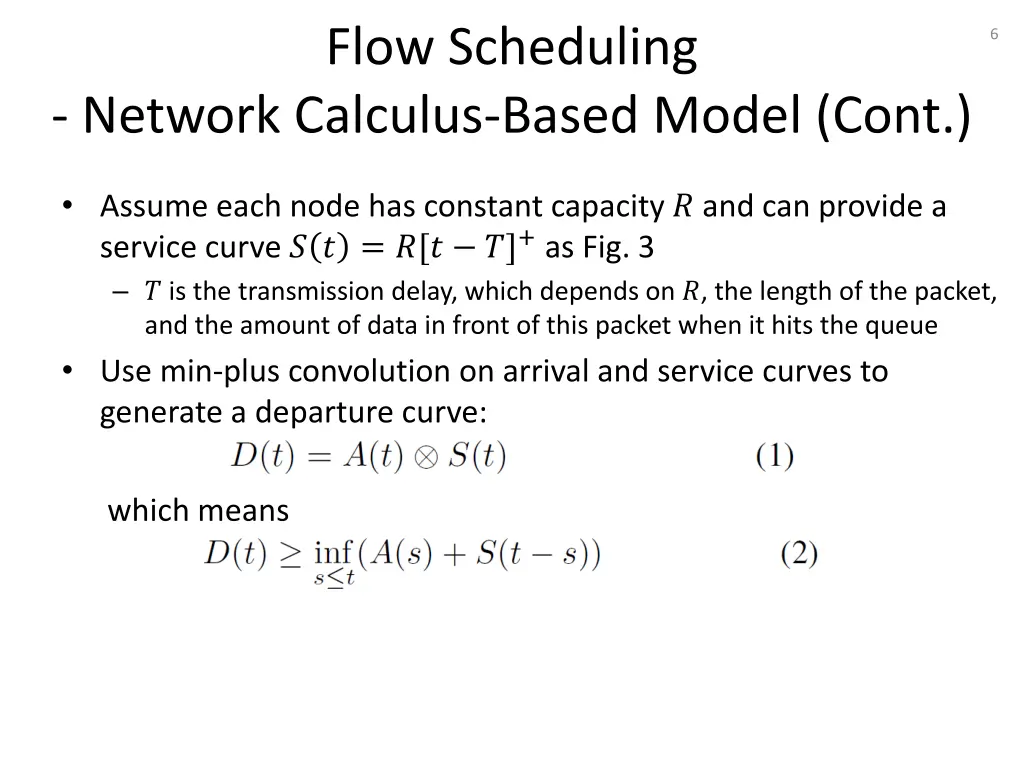 flow scheduling 1