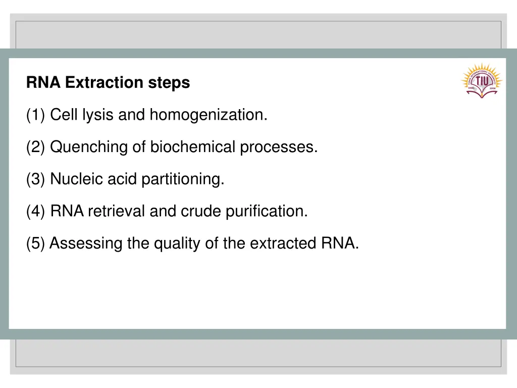 rna extraction steps