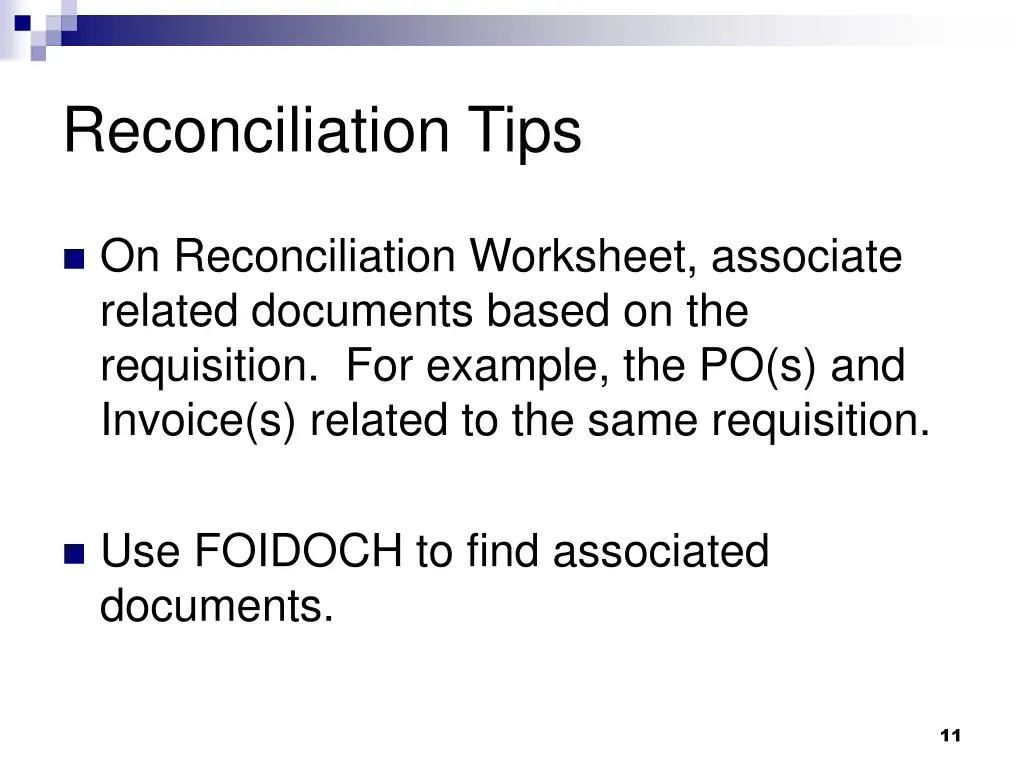 reconciliation tips 1