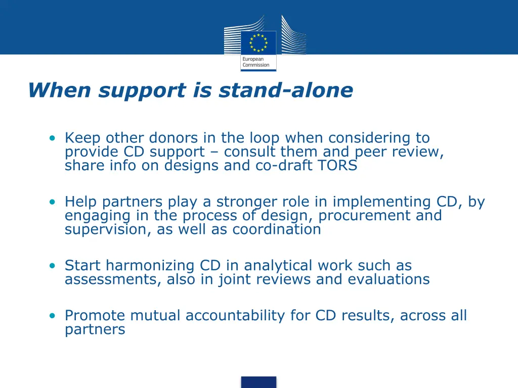 when support is stand alone