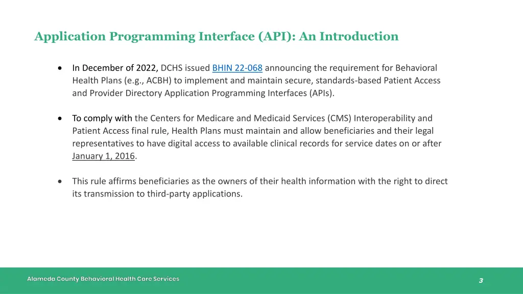 application programming interface