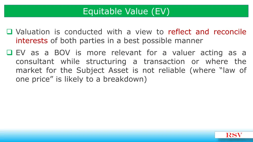 equitable value ev 2