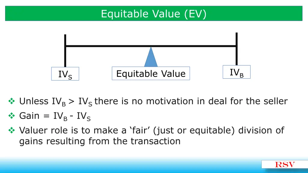 equitable value ev 3