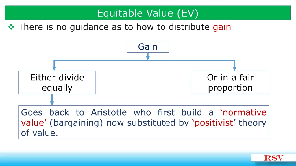 equitable value ev 4
