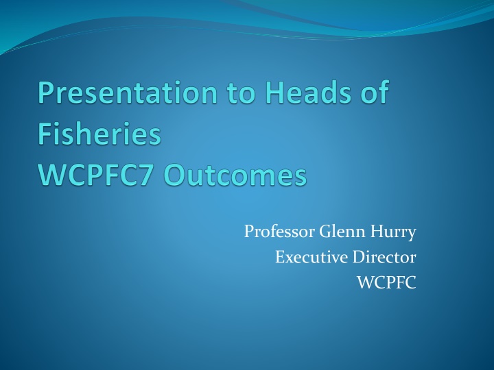 professor glenn hurry executive director