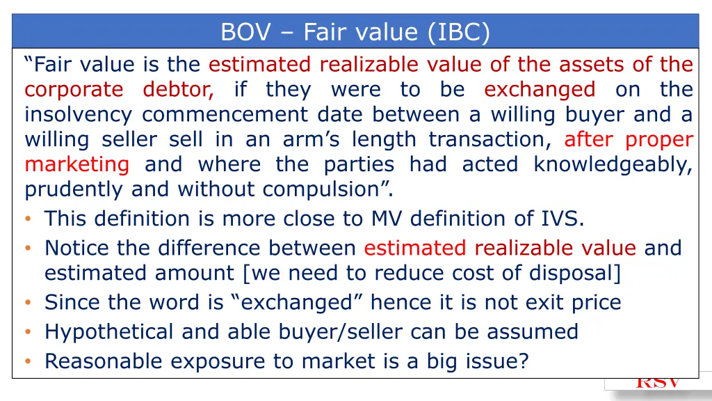 bov fair value ibc
