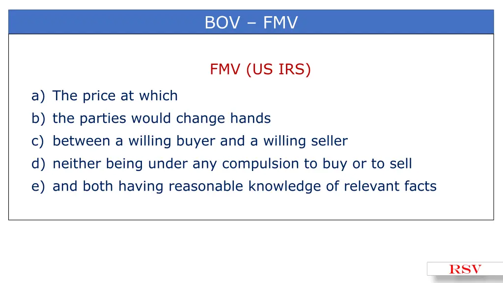 bov fmv 7