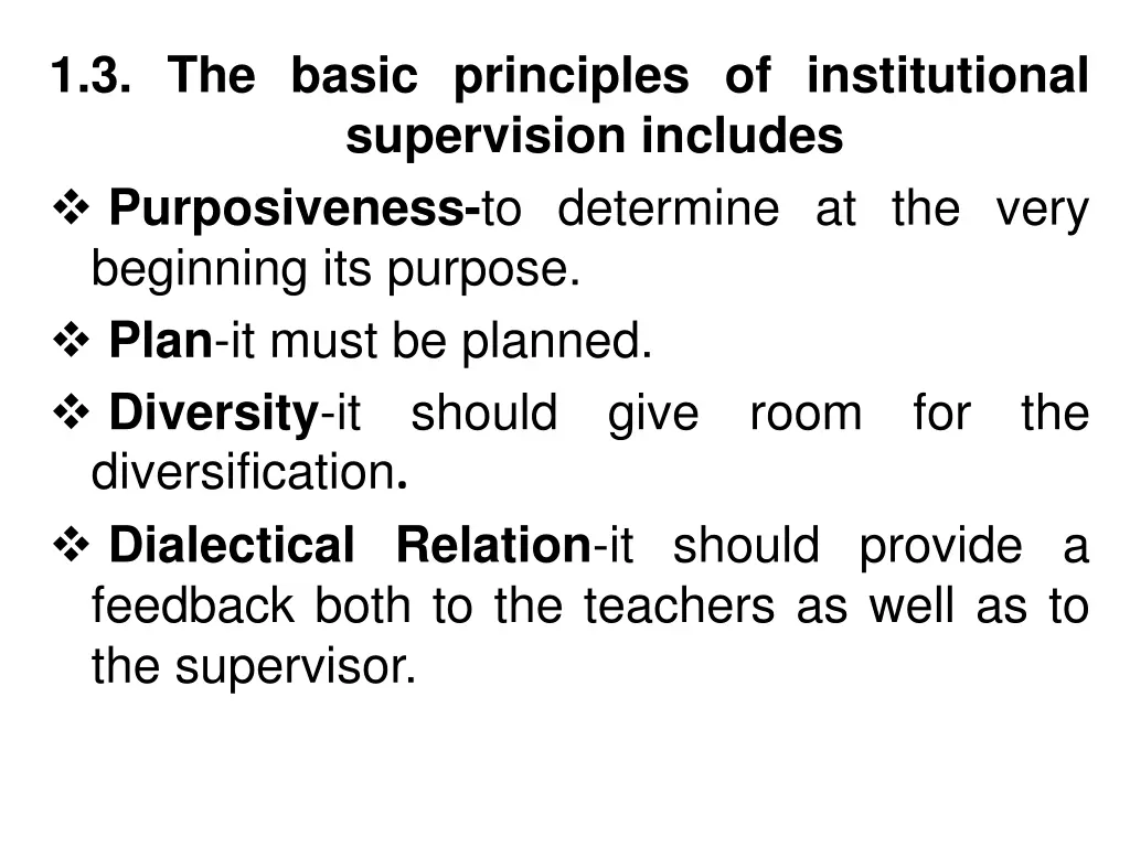 1 3 the basic principles of institutional