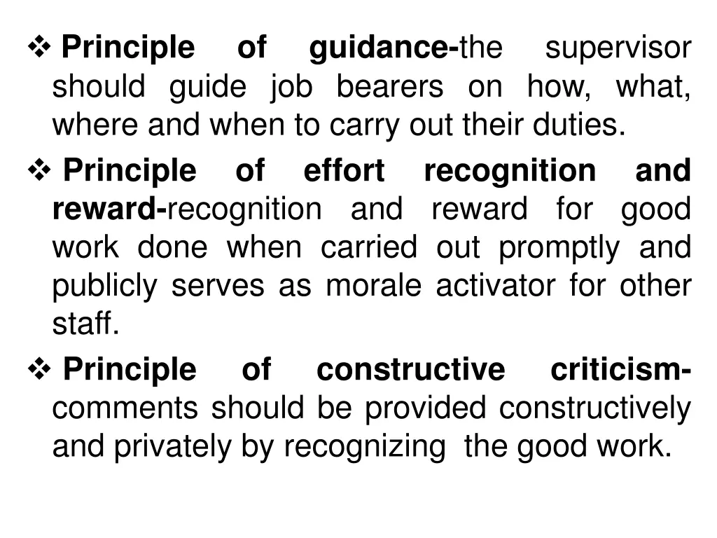 guidance the