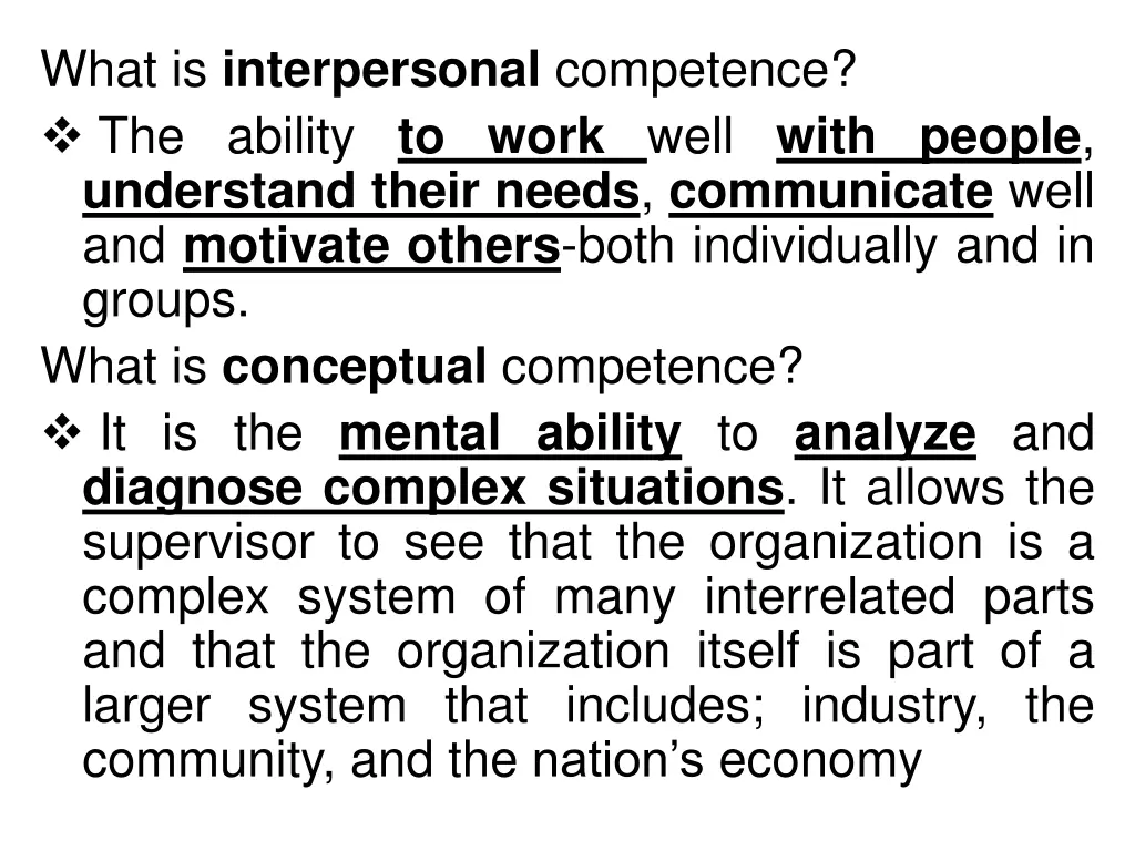 what is interpersonal competence the ability