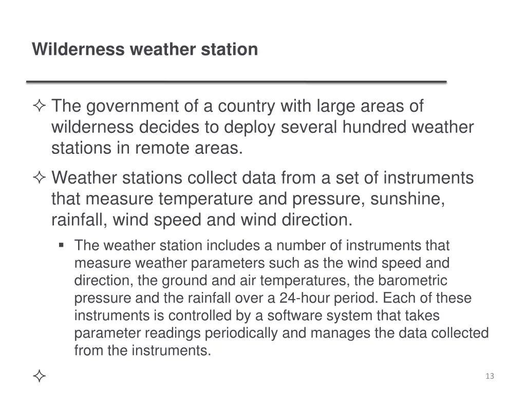 wilderness weather station