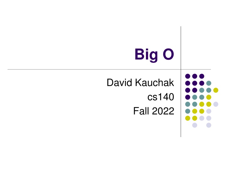 big o