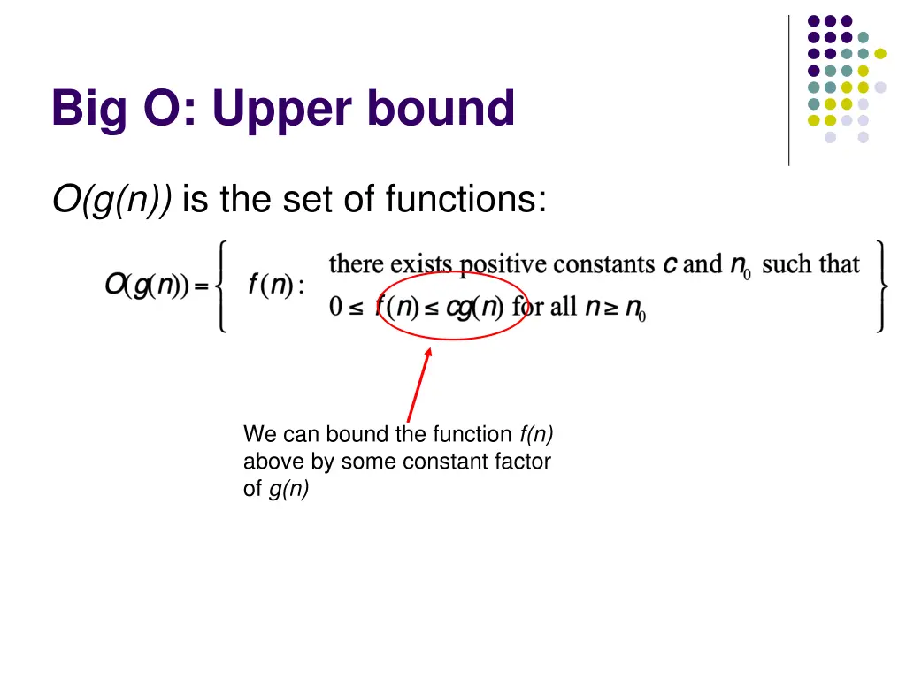 big o upper bound 1