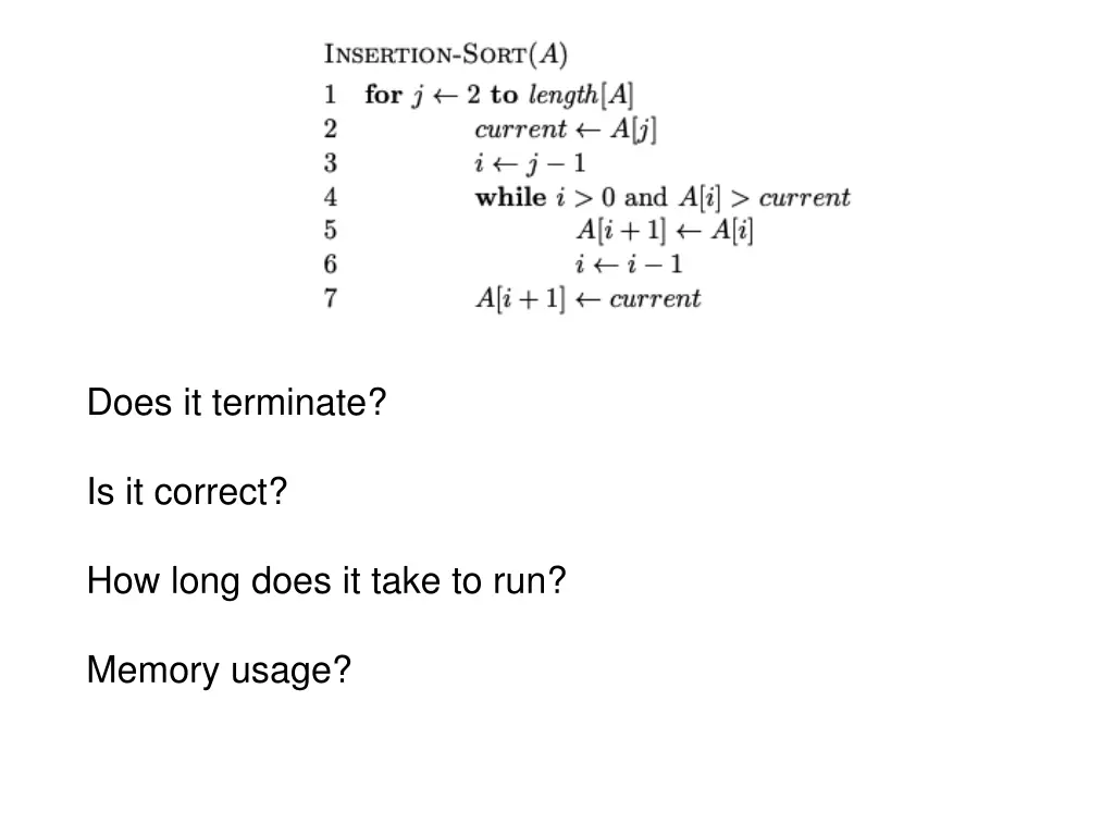 does it terminate