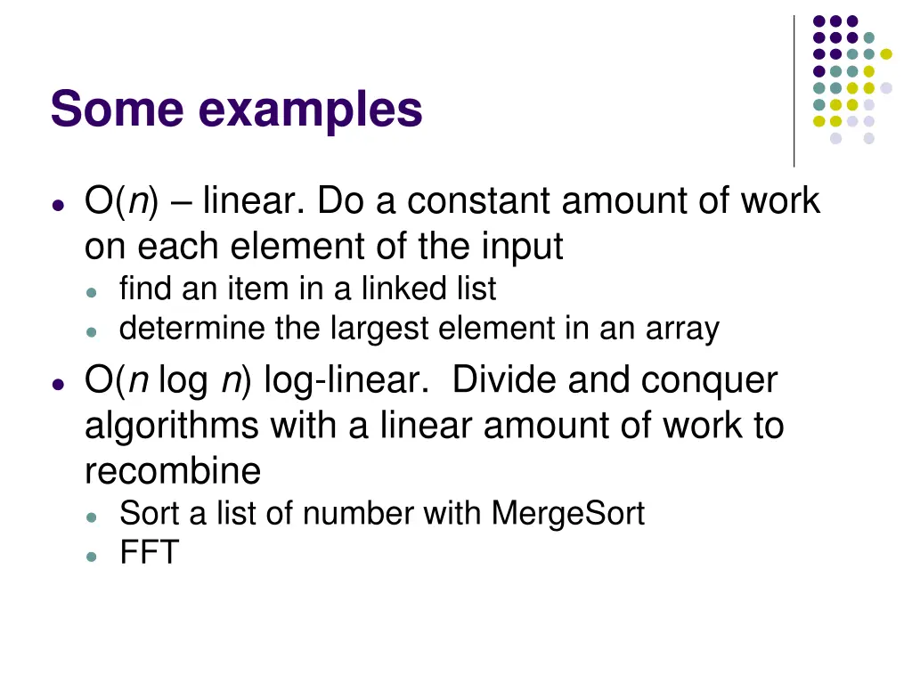 some examples 1