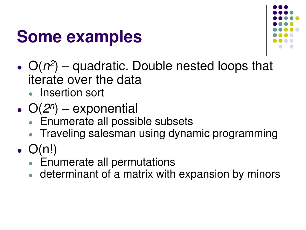 some examples 2