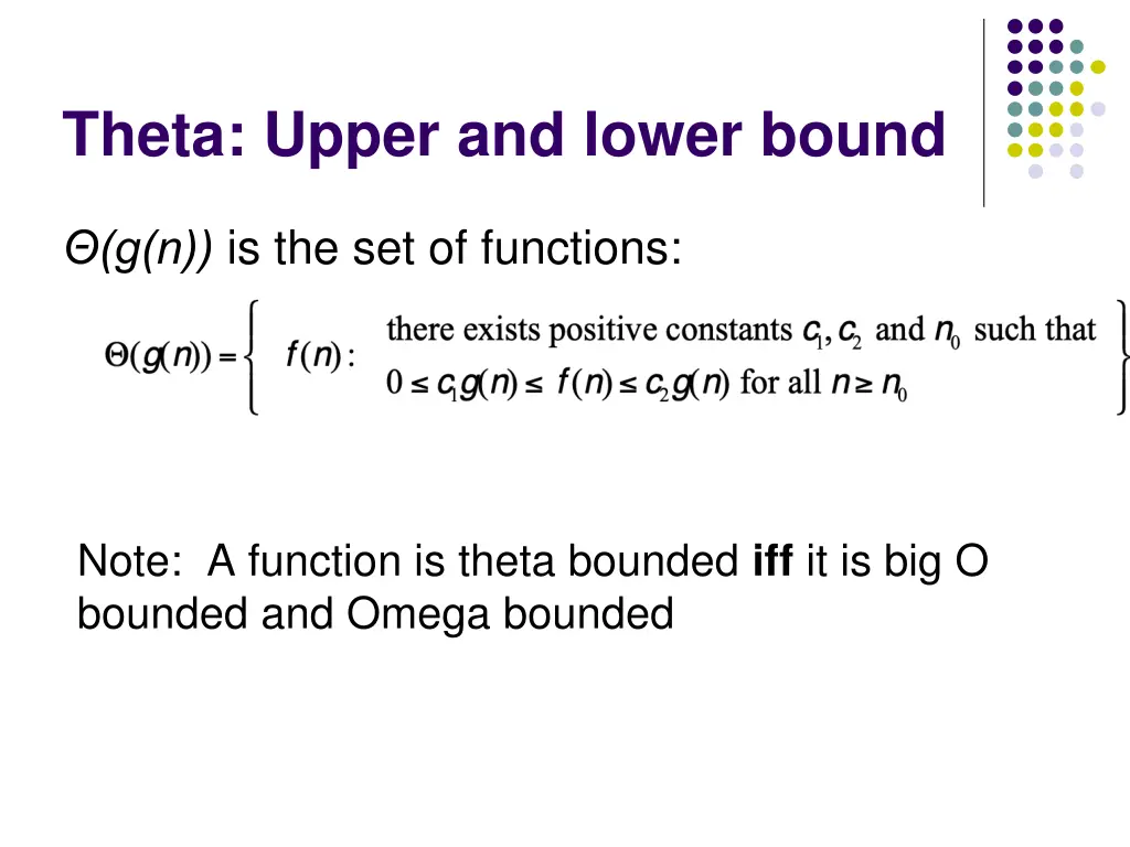 theta upper and lower bound 2