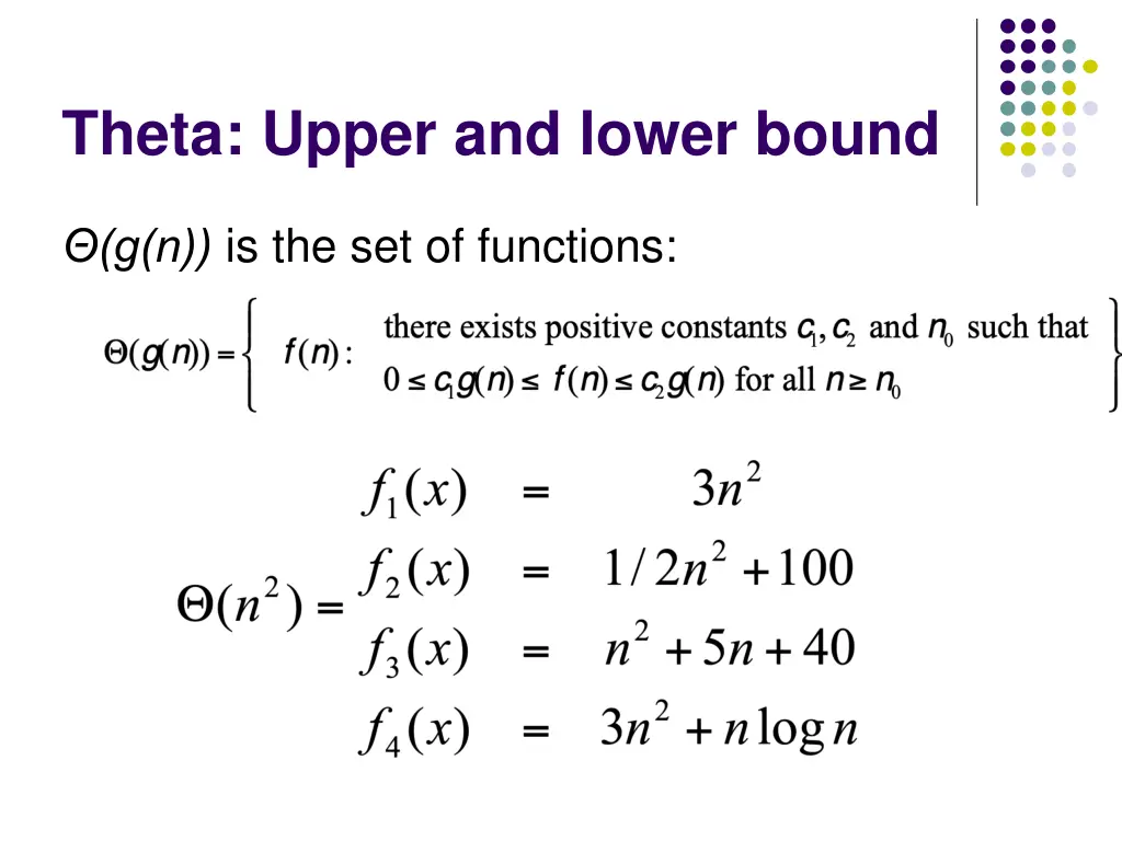 theta upper and lower bound 3