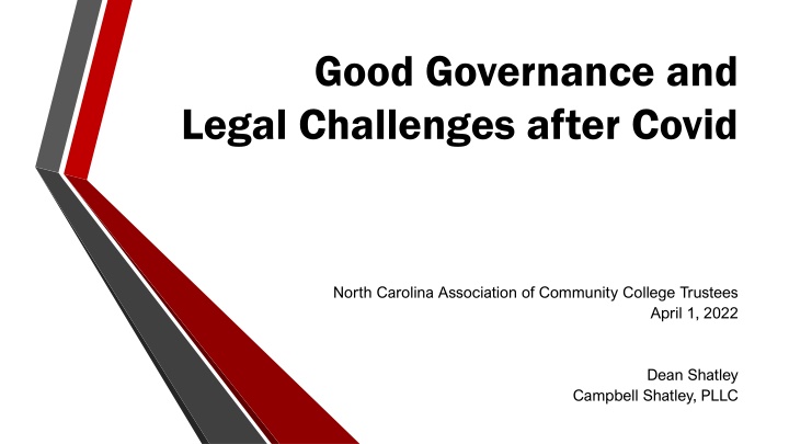 good governance and legal challenges after covid