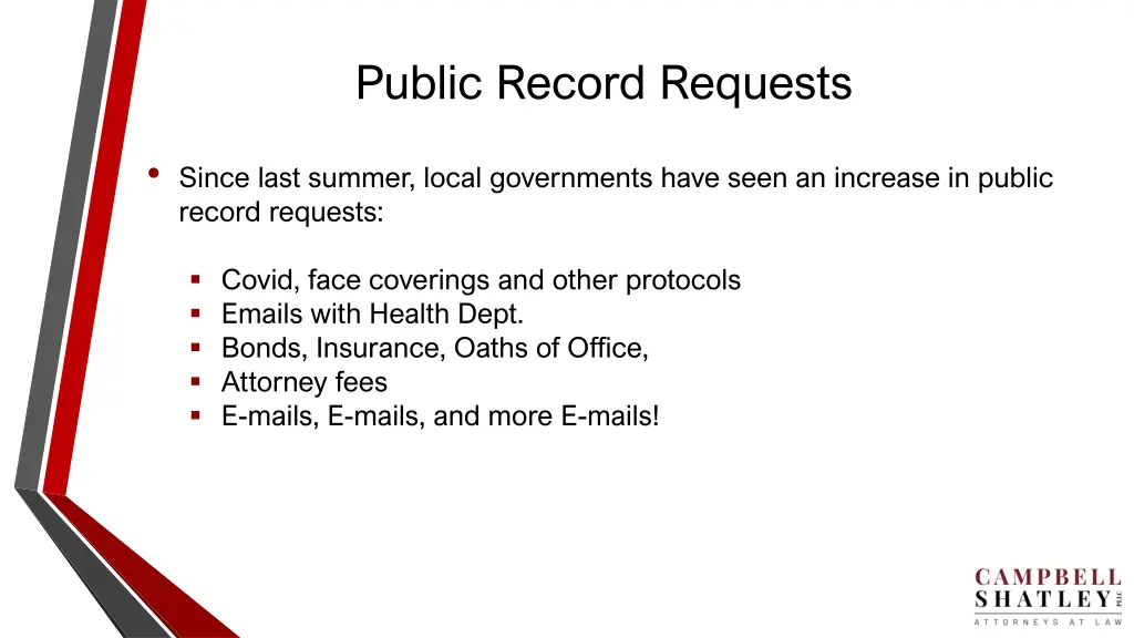 public record requests