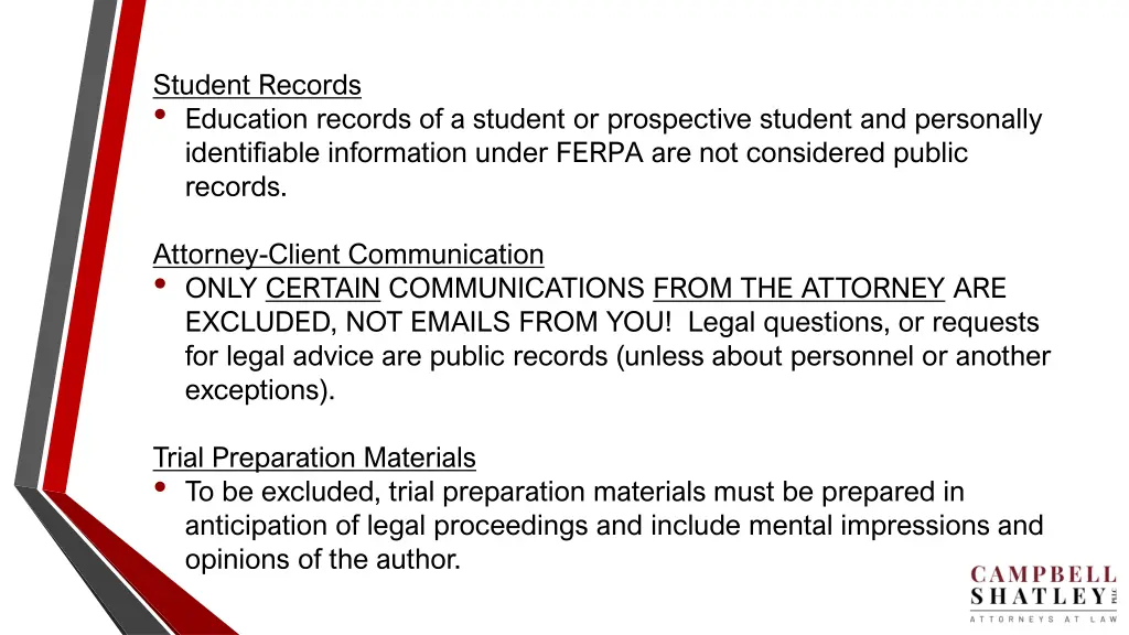 student records education records of a student
