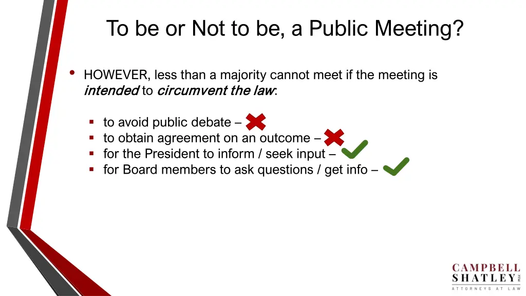 to be or not to be a public meeting