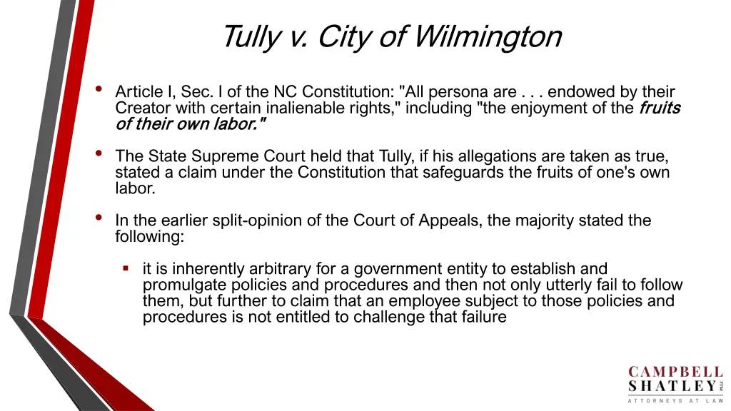 tully v city of wilmington 1