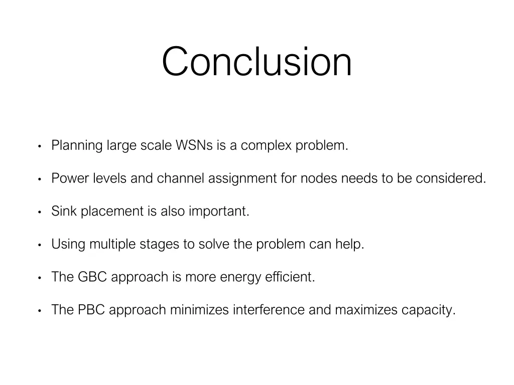 conclusion