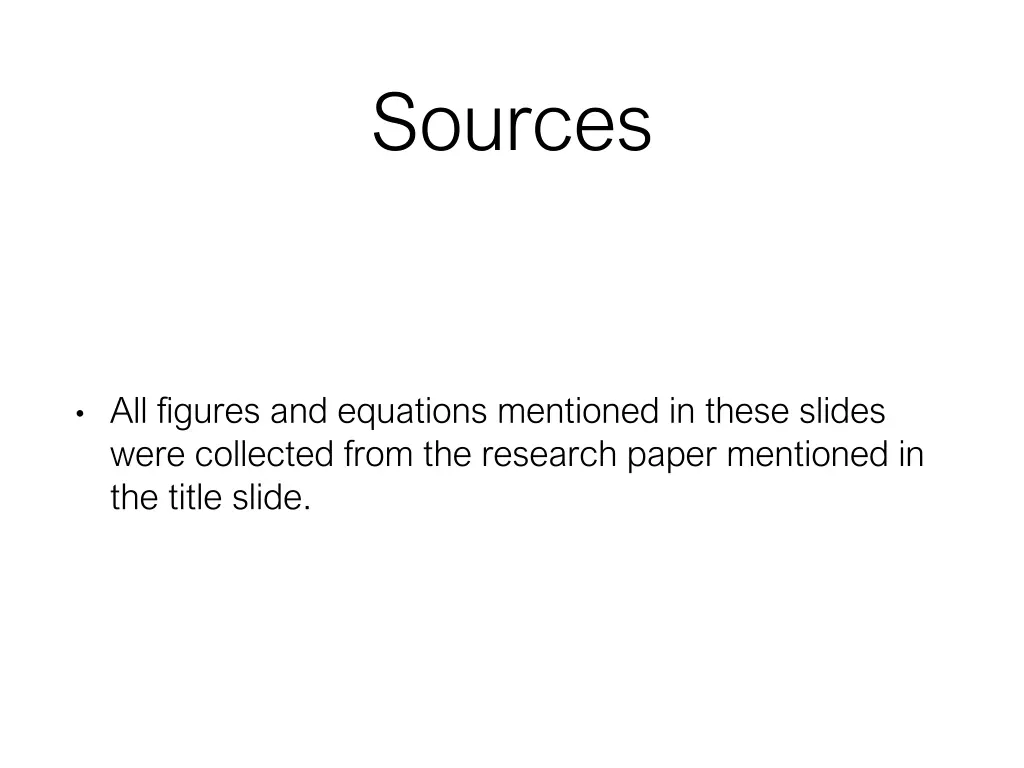 sources