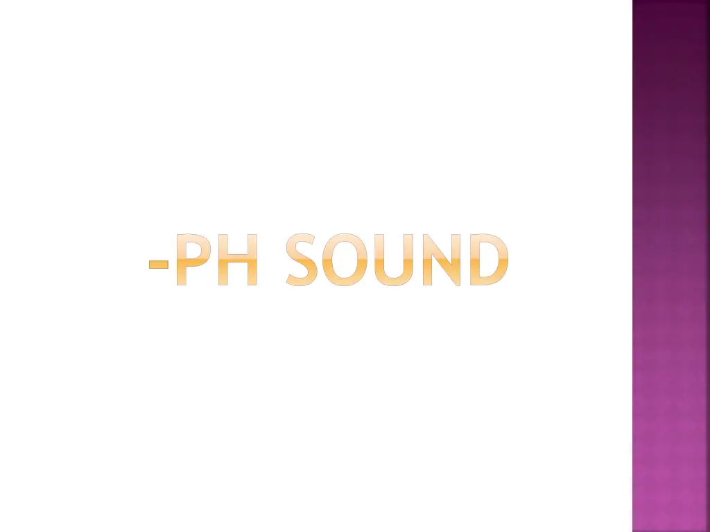 ph sound