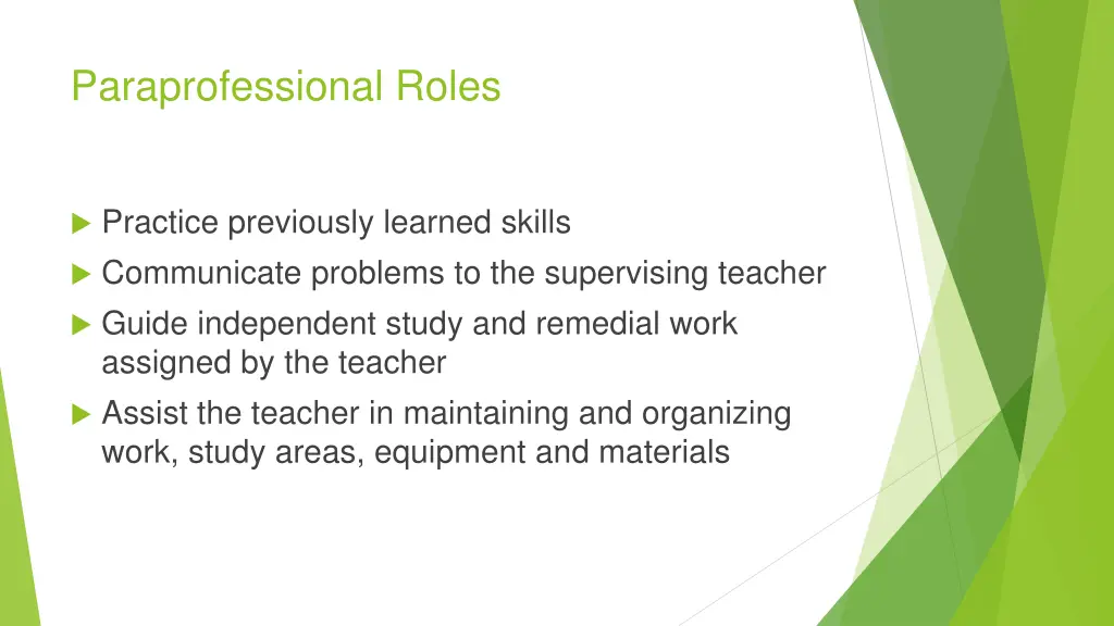 paraprofessional roles 1