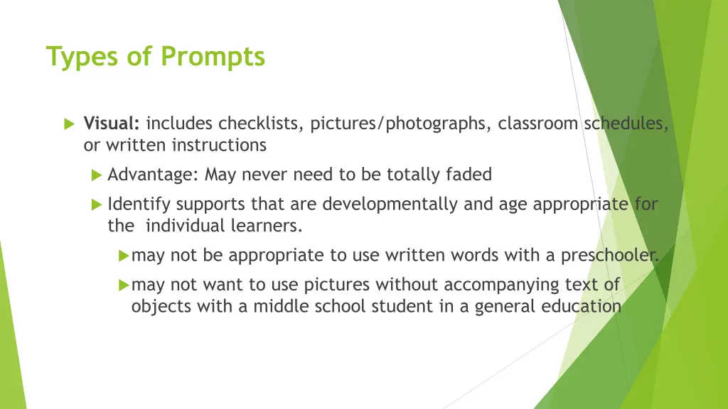 types of prompts 1