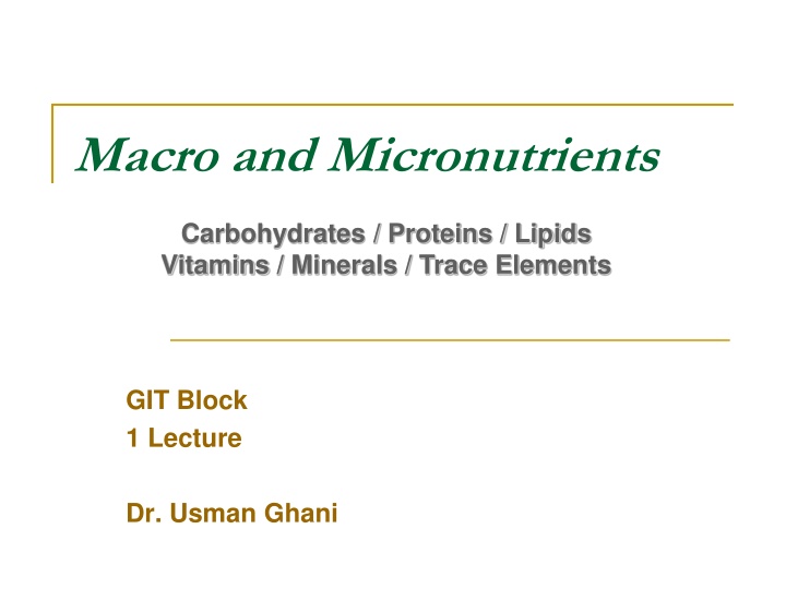 macro and micronutrients