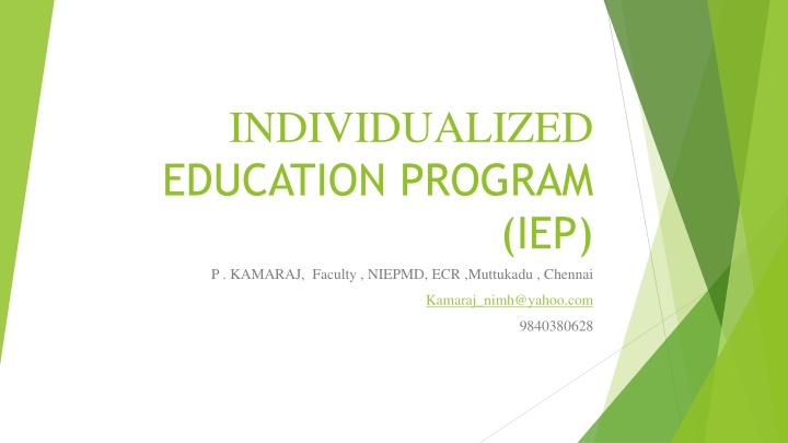 individualized education program