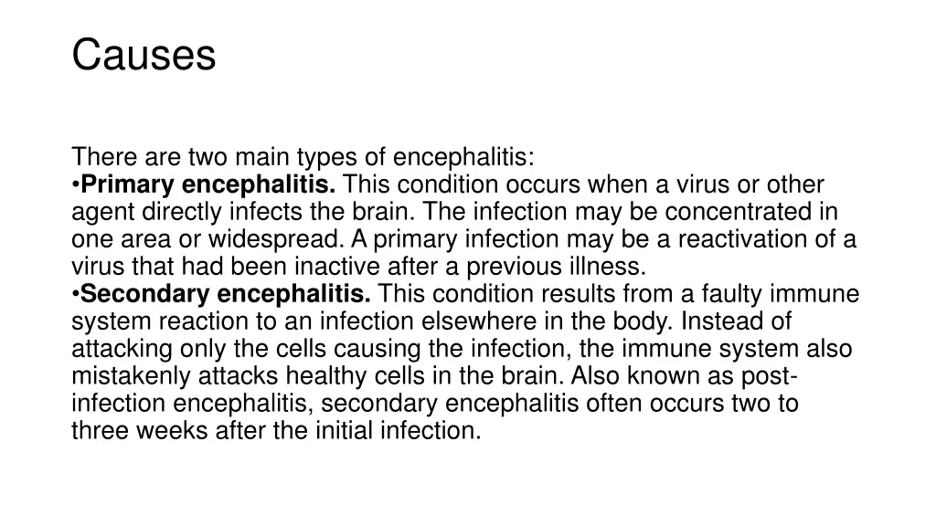 causes