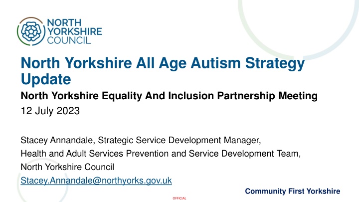 north yorkshire all age autism strategy update