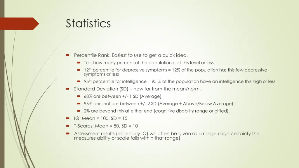 statistics