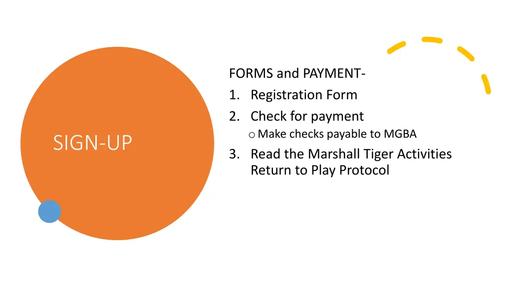 forms and payment 1 registration form 2 check