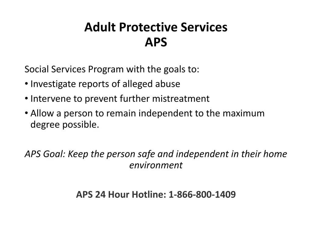 adult protective services aps