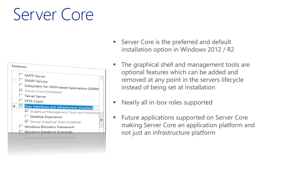 server core