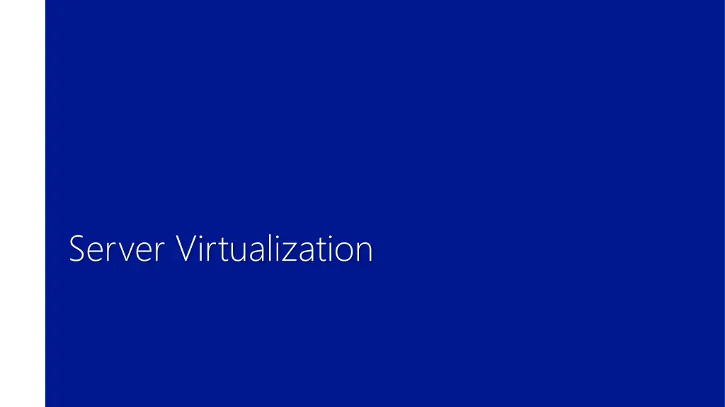 server virtualization