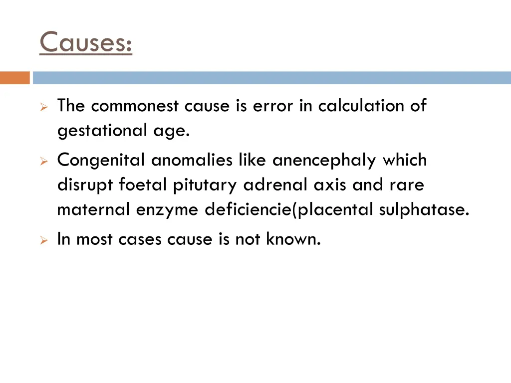 causes