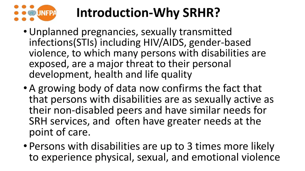introduction why srhr unplanned pregnancies